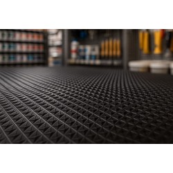 ΠΛΑΣΤΙΚΟ ΔΑΠΕΔΟ ZIGZAG ΜΑΤ 5mm BLACK 1.20Μ NewPlan