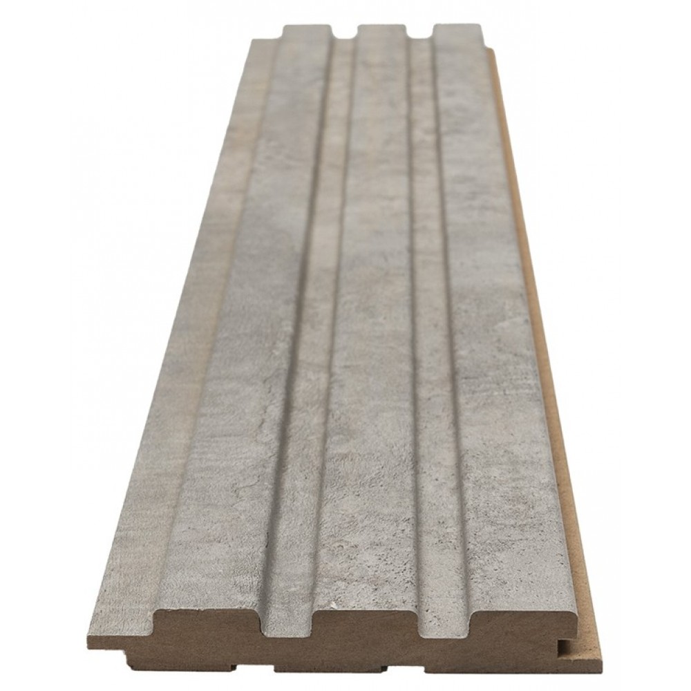 MDF PANEL ΜΕ 3D ΠΗΧΑΚΙΑ 504070 BEAT ST 16/119/2750mm CHICAGO CONCRETE NewPlan
