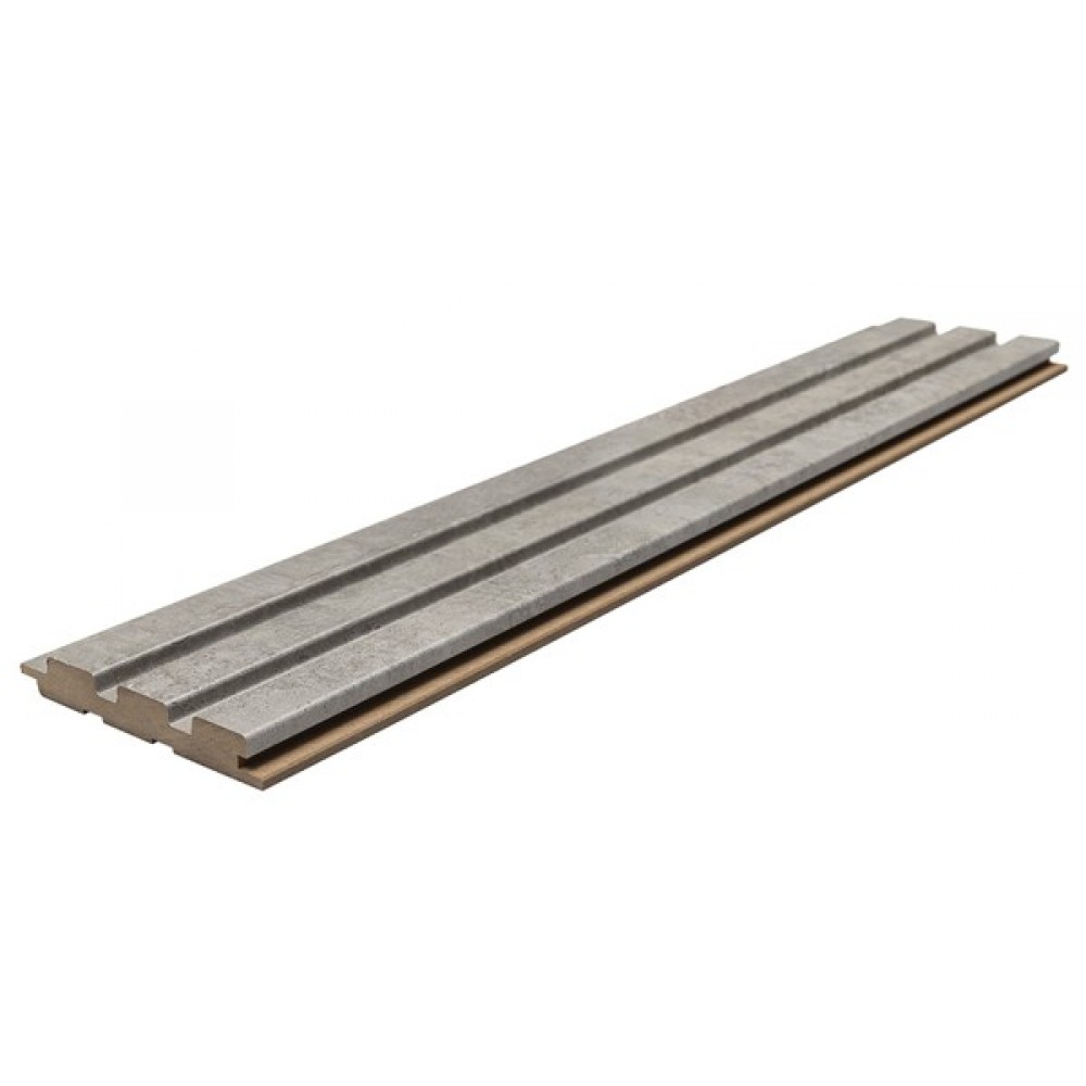 MDF PANEL ΜΕ 3D ΠΗΧΑΚΙΑ 504070 BEAT ST 16/119/2750mm CHICAGO CONCRETE NewPlan