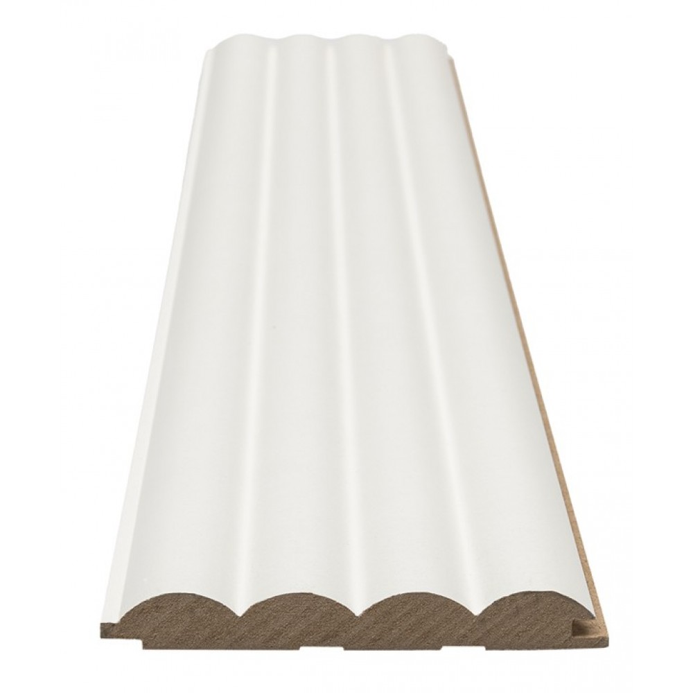 MDF PANEL ΜΕ 3D ΠΗΧΑΚΙΑ 802040 WAVE ST 16/119/2750mm WHITE NewPlan