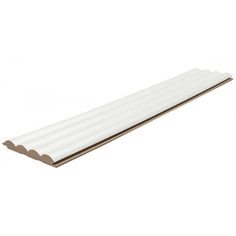 MDF PANEL ΜΕ 3D ΠΗΧΑΚΙΑ 802040 WAVE ST 16/119/2750mm WHITE NewPlan