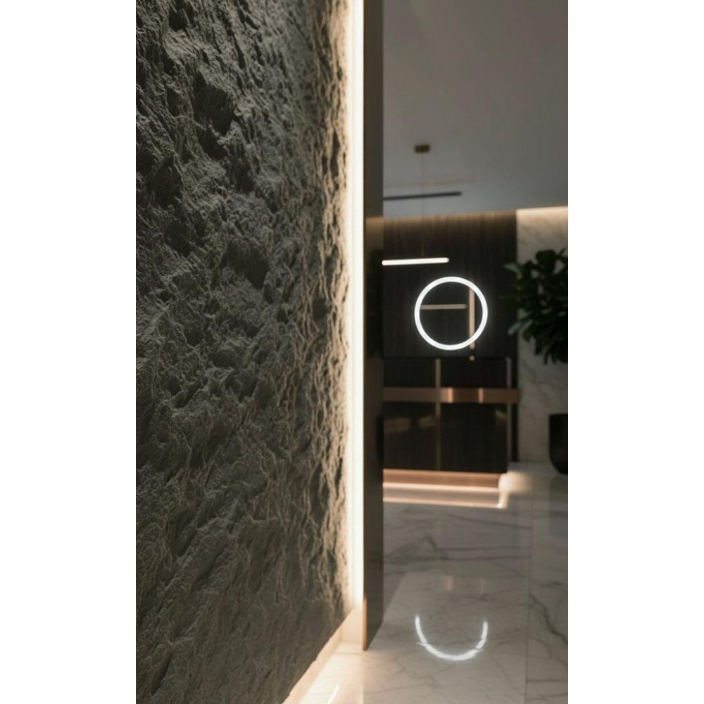 PANEL 114050 (ΚΙΒ   8ΤΜΧ) ΕΥΚΑΜΠΤΗΣ ΠΕΤΡΑΣ 600/1200mm STAR MOON STONE MEDIUM GREY NewPlan