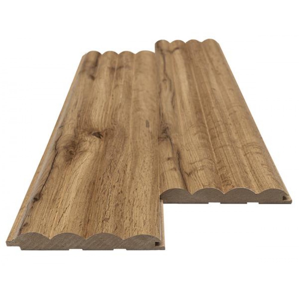 MDF PANEL ΜΕ 3D ΠΗΧΑΚΙΑ 808090 WAVE ST 16/119/2750mm PECAN NewPlan
