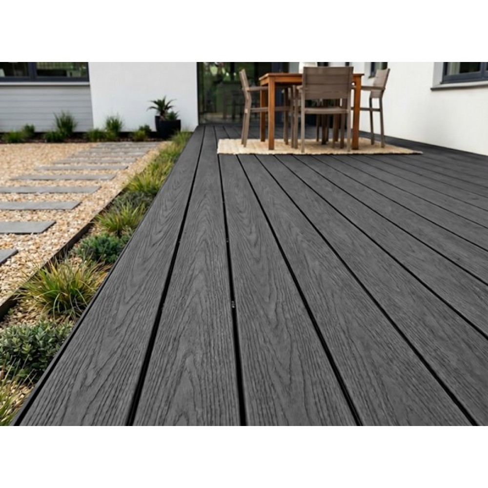 DECK-WPC ΔΑΠΕΔΟΥ PREMIUM 23/140mm MAG.GREY/CHARCOAL 650180 NewPlan