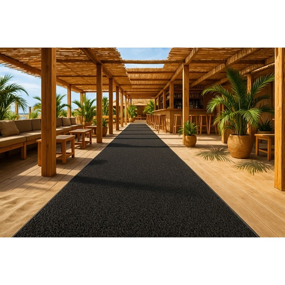 ΠΛΑΣΤΙΚΟ ΔΑΠΕΔΟ SPAGHETTI 15mm BLACK 1.22M NewPlan