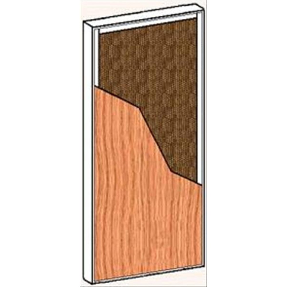 Εσωτερική Πόρτα MDF Αβαφη με κάσα μασίφ